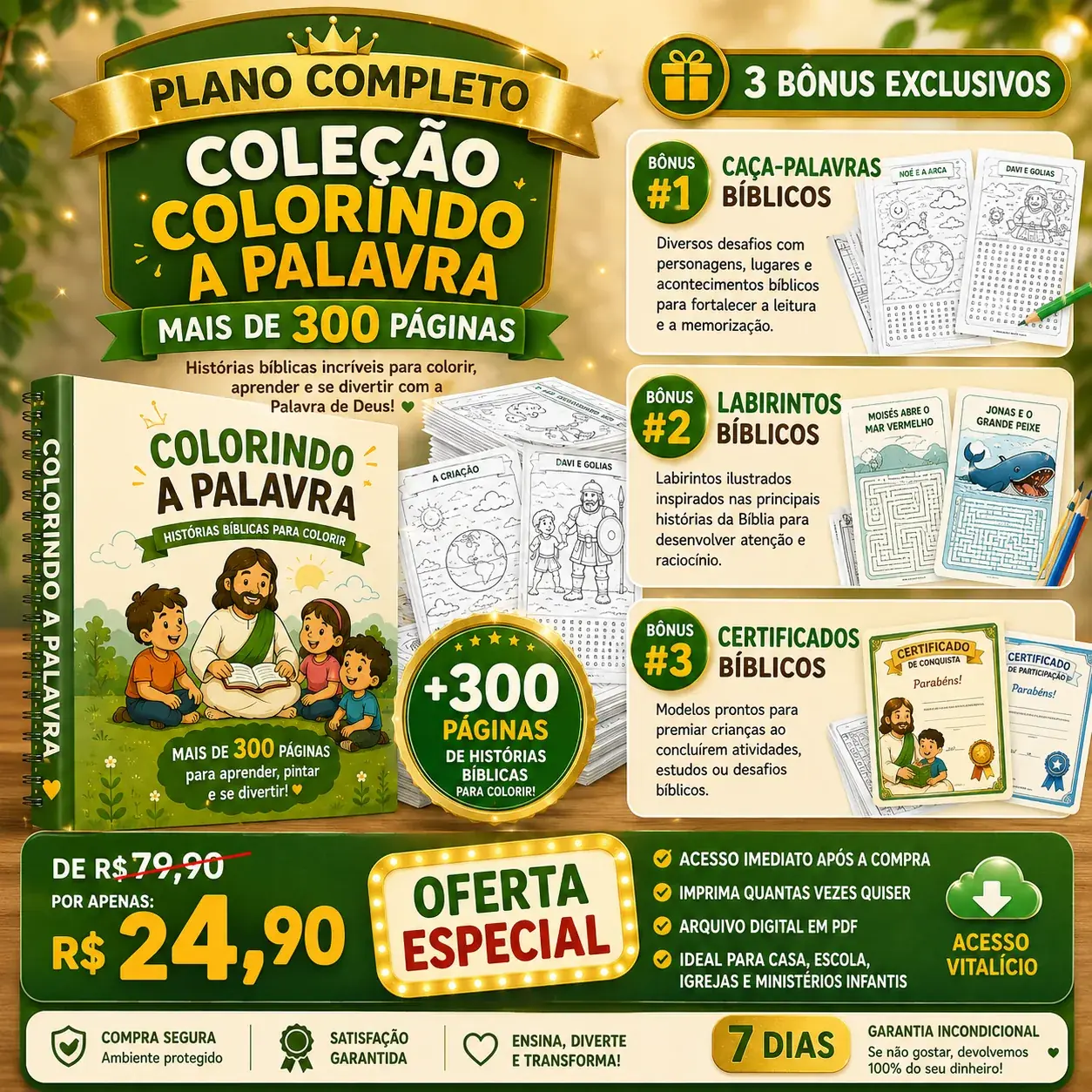 Plano Completo Colorindo a Palavra