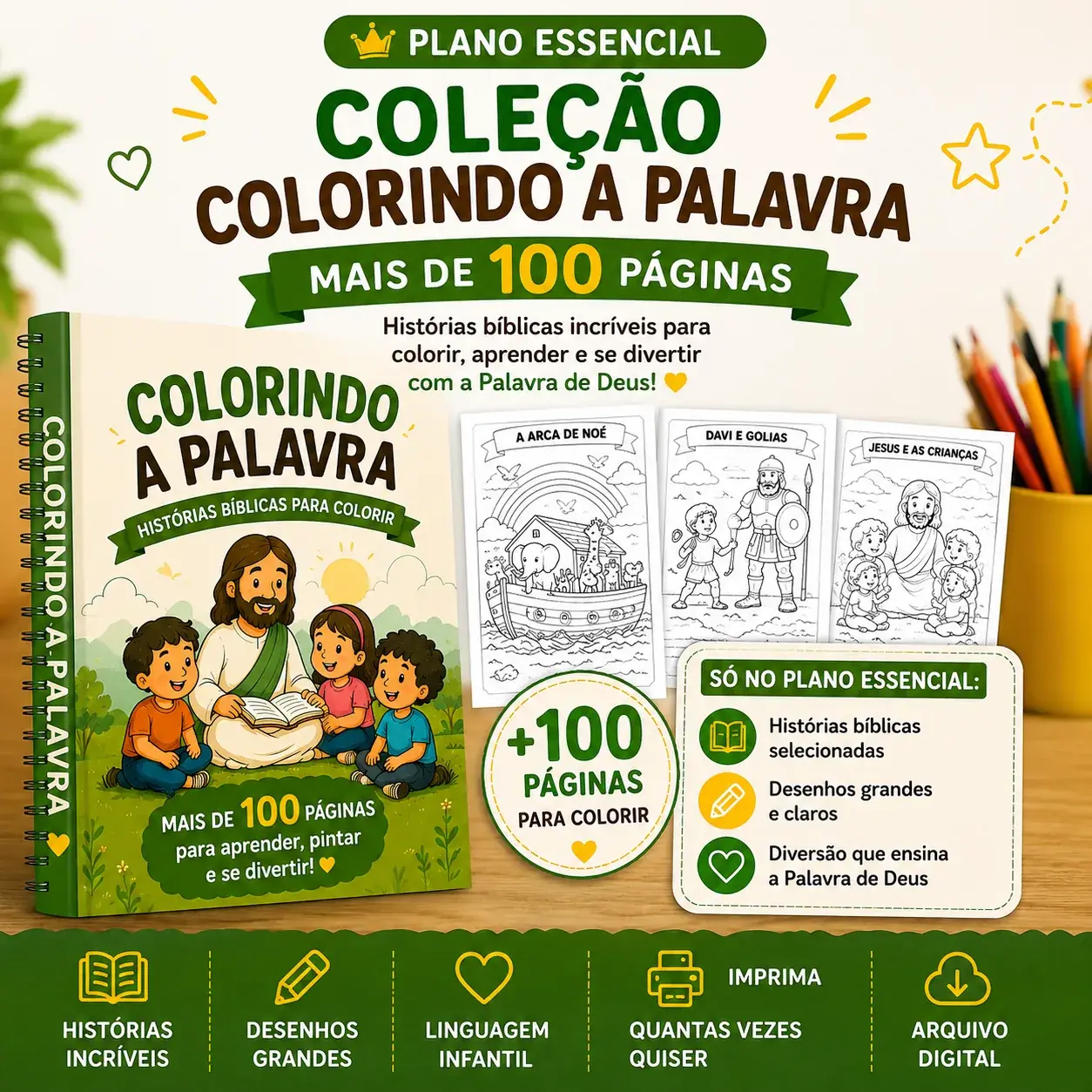 Plano Essencial Colorindo a Palavra